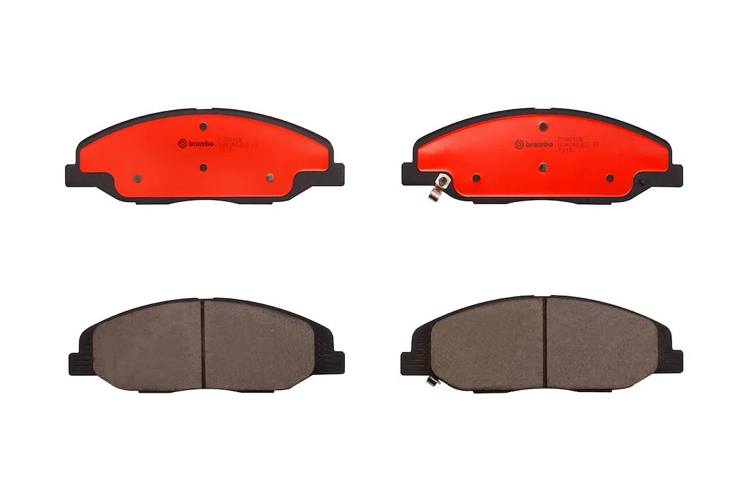 P09016N – BREMBO Brake Pad, FMSI Number D1332-8444 Ceramic Set Of 4 With Hardware